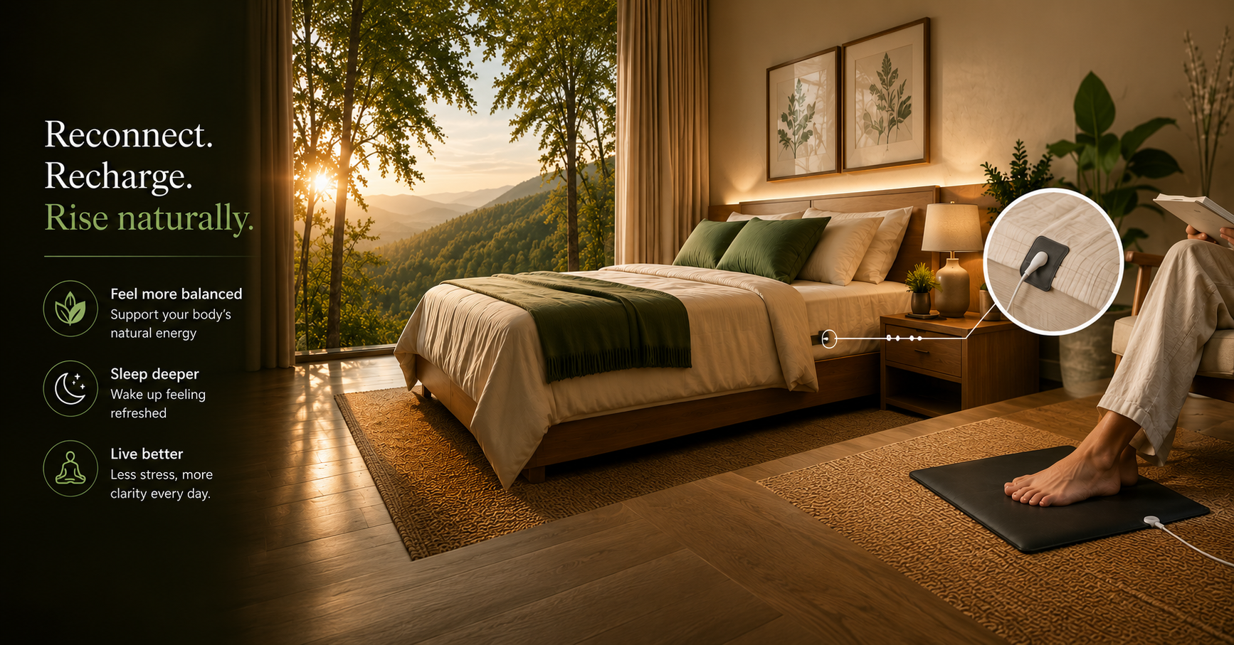 Nuvollia™ Premium Grounding Fitted Sheet
