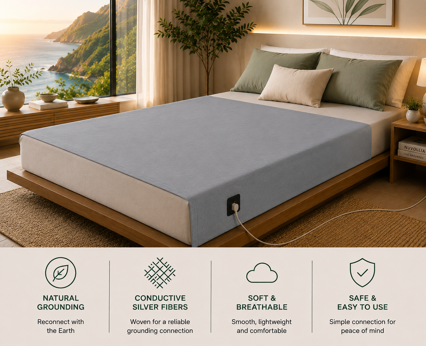 Nuvollia™ Premium Grounding Flat Sheet