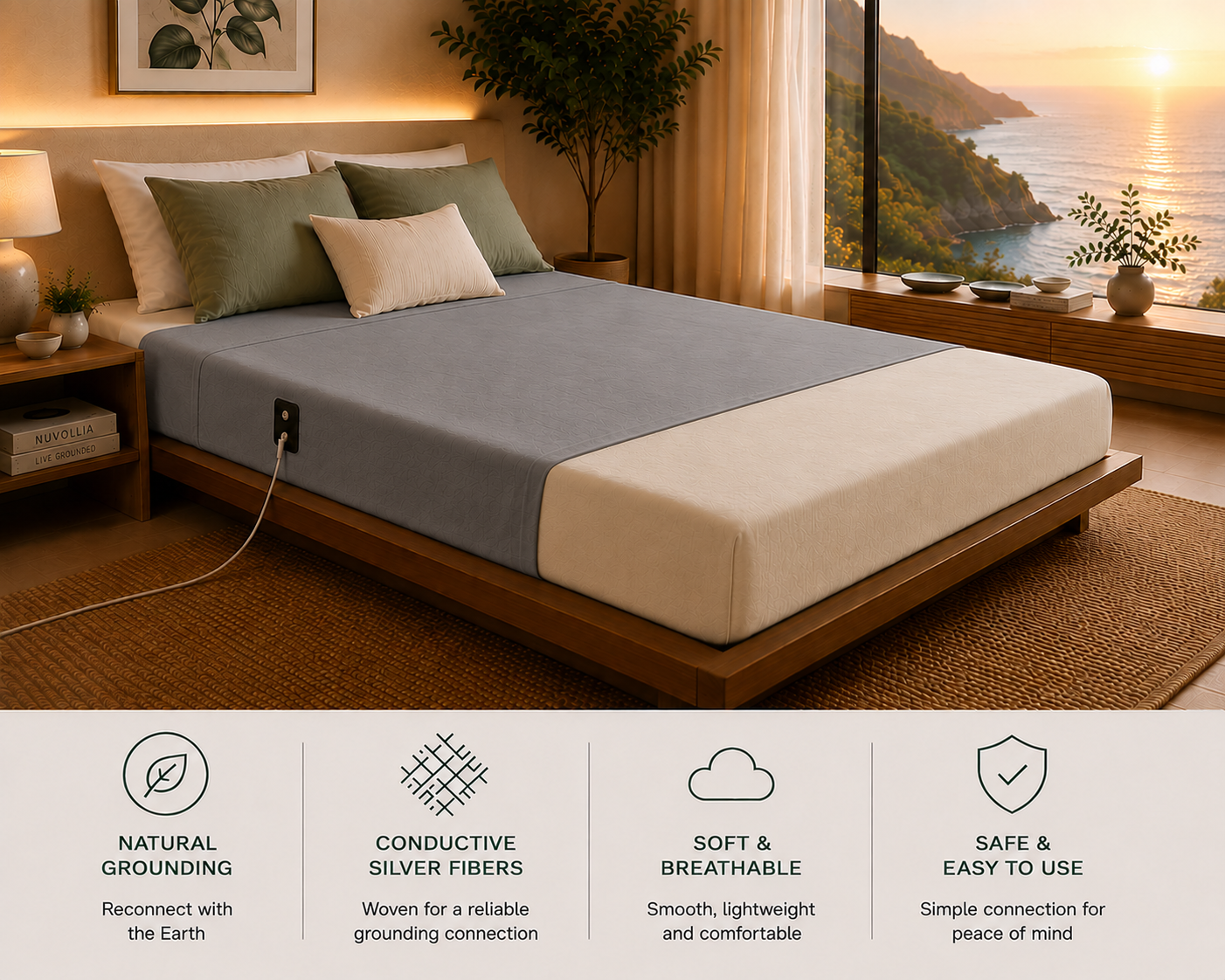 Nuvollia™ Premium Grounding Flat Sheet