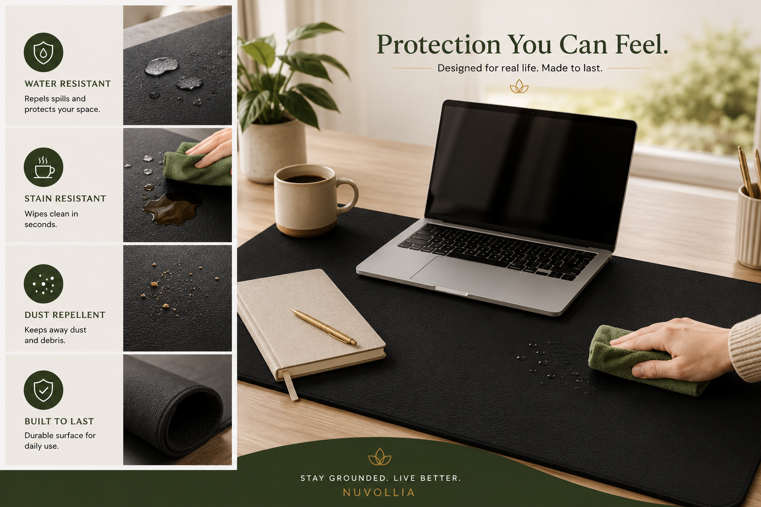 Nuvollia™ Premium Grounding Body (Yoga) Mat